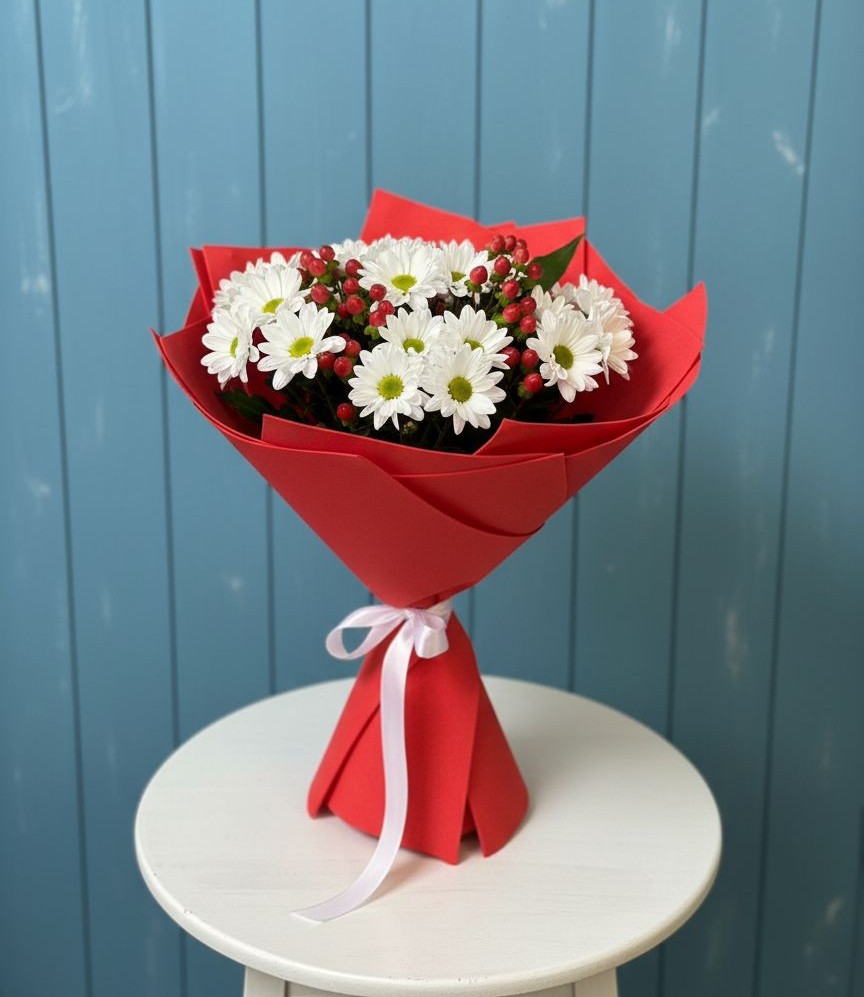 Букет цветов из: Хризантемы в Малом Барханчаке