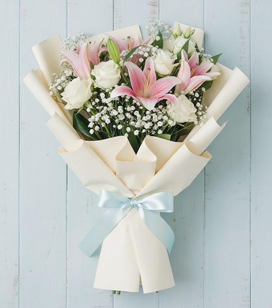 Букет цветов из: Лилии в Малом Барханчаке