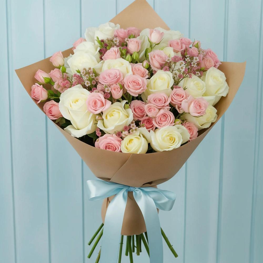 Букет цветов из: Розы в Малом Барханчаке