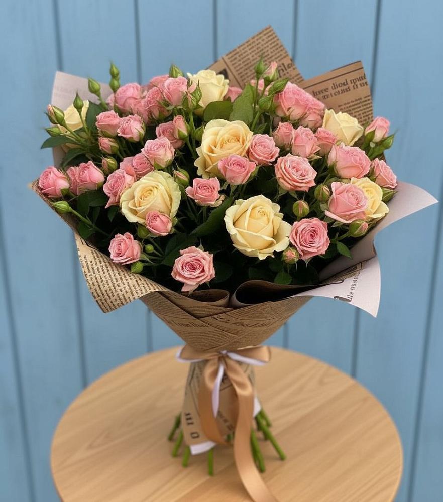 Букет цветов из: Розы в Малом Барханчаке