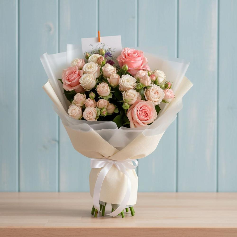 Букет цветов из: Розы в Малом Барханчаке