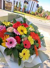 Букет цветов из:  Герберы #REPLACE_PRED# Малом Барханчаке