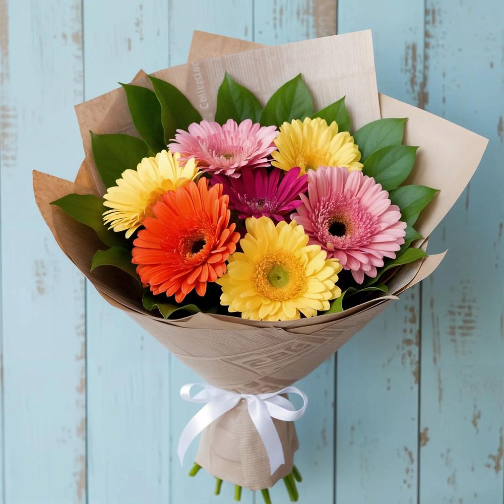 Букет цветов из: Герберы в Малом Барханчаке