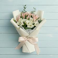 Букет цветов из:  Альстромерии в Малом Барханчаке