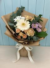 Букет цветов из:  Герберы и Хризантемы в Малом Барханчаке