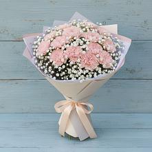 Букет цветов из:  Гвоздики в Малом Барханчаке