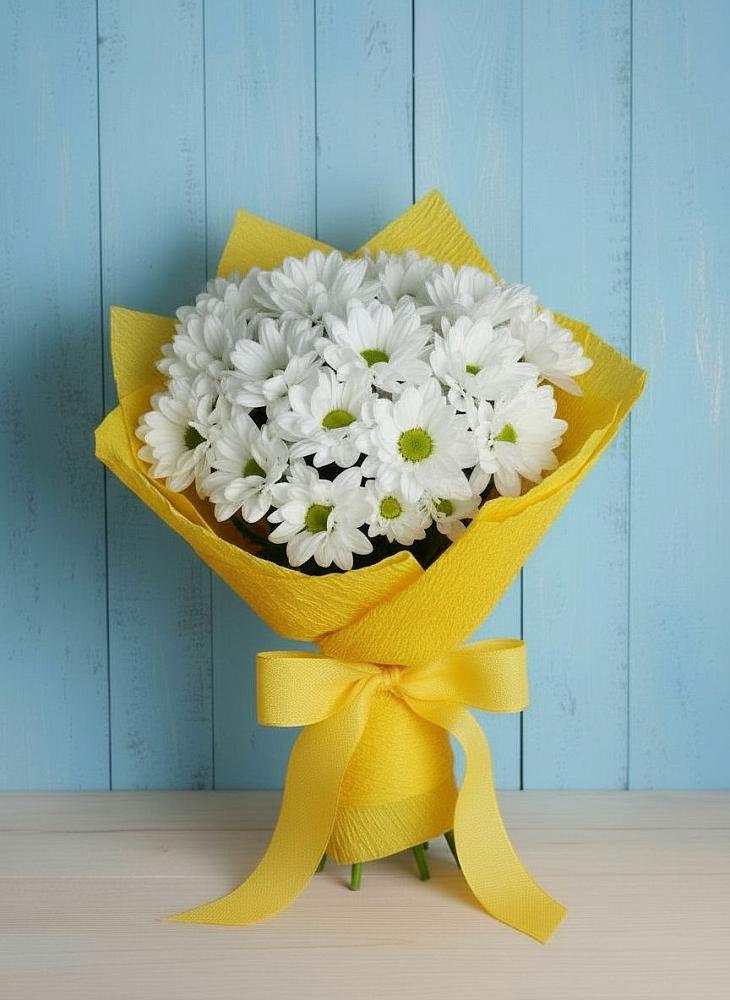 Букет цветов из: Хризантемы в Малом Барханчаке