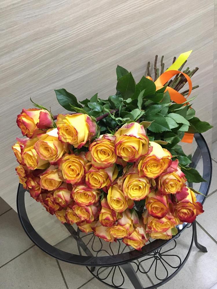 Букет Желтые розы в Малом Барханчаке