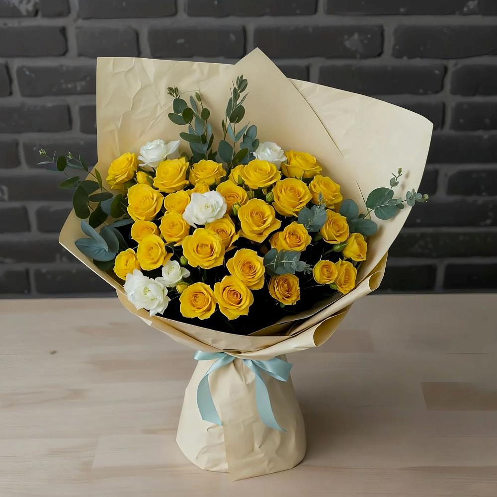 Букет цветов из: Розы в Малом Барханчаке