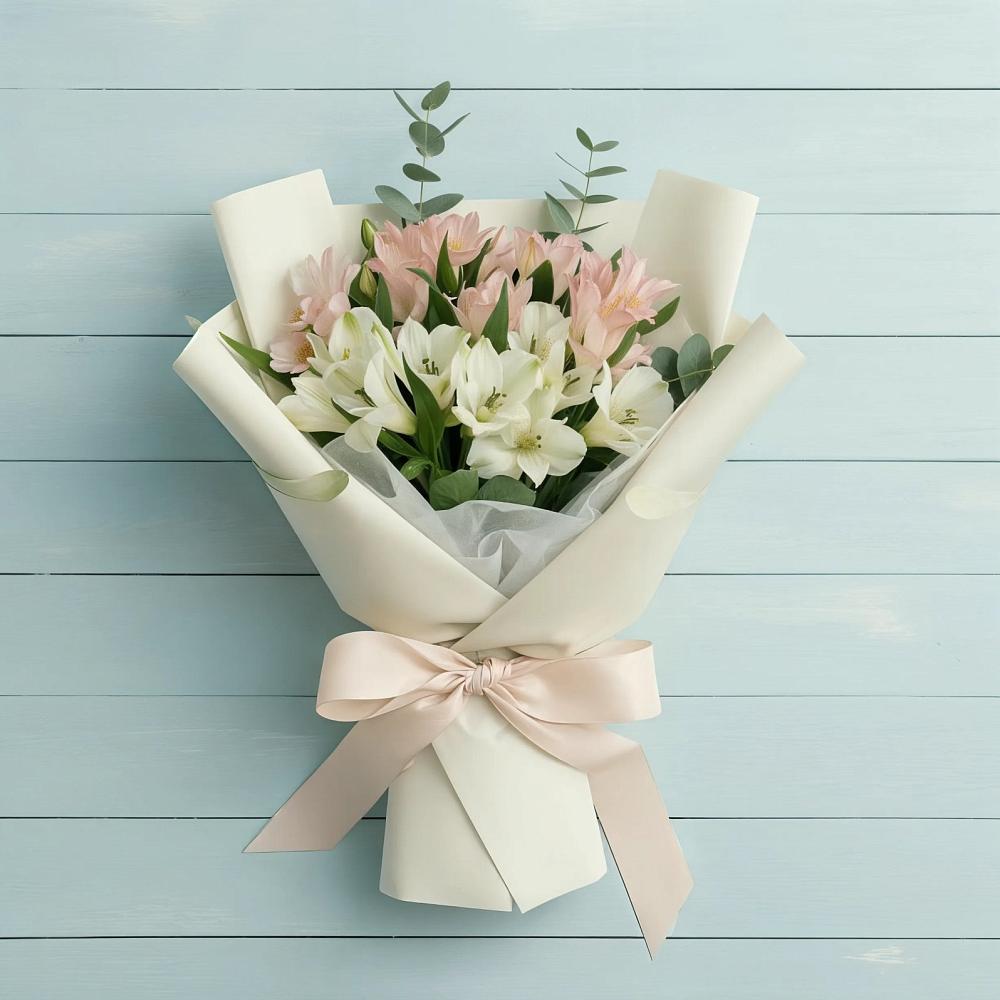 Букет цветов из: Альстромерии в Малом Барханчаке