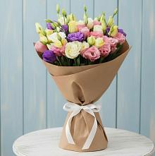 Букет цветов из:  Лизиантусы в Малом Барханчаке